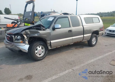 1999 GMC Sierra 1500 Sle из США, поврежденный, VIN 2GTEK19T7X1546828